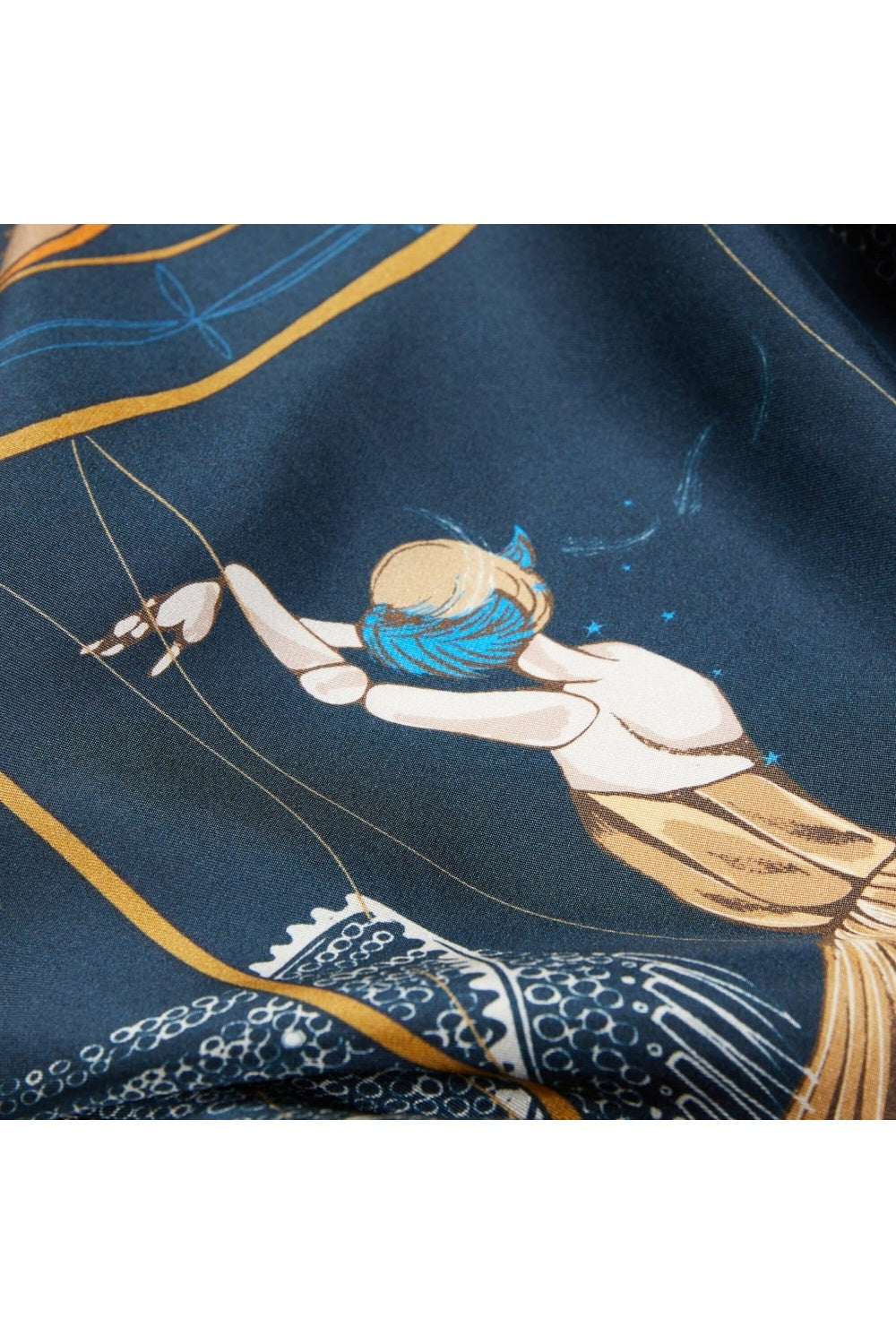 Mokoshe-Ballerinas & Blue - Wool-Şal & Fular-3-milagron.live