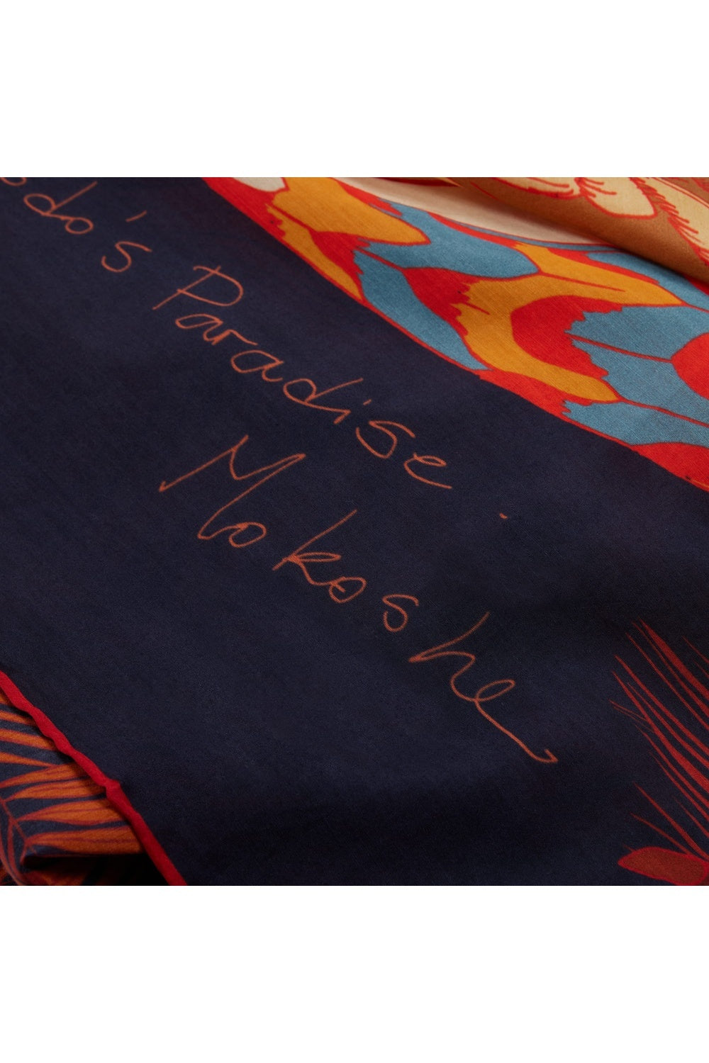 Mokoshe-Dodo’s Paradise & Navy Blue And Yellow-Şal & Fular-4-milagron.live