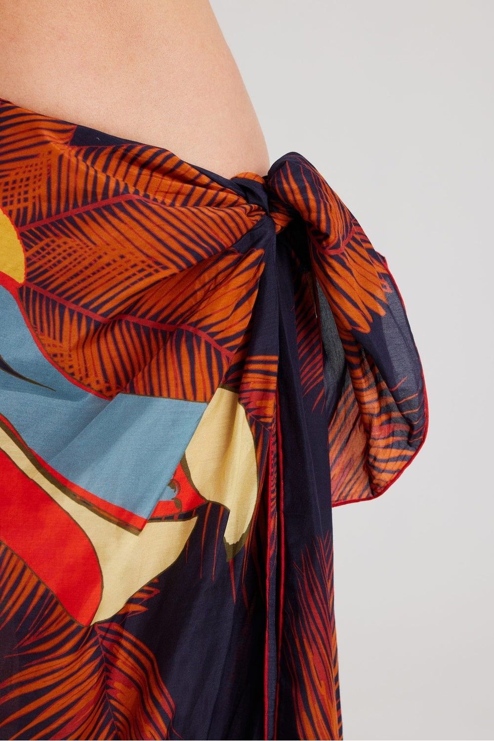Mokoshe-Dodo’s Paradise & Navy Blue And Yellow-Şal & Fular-6-milagron.live