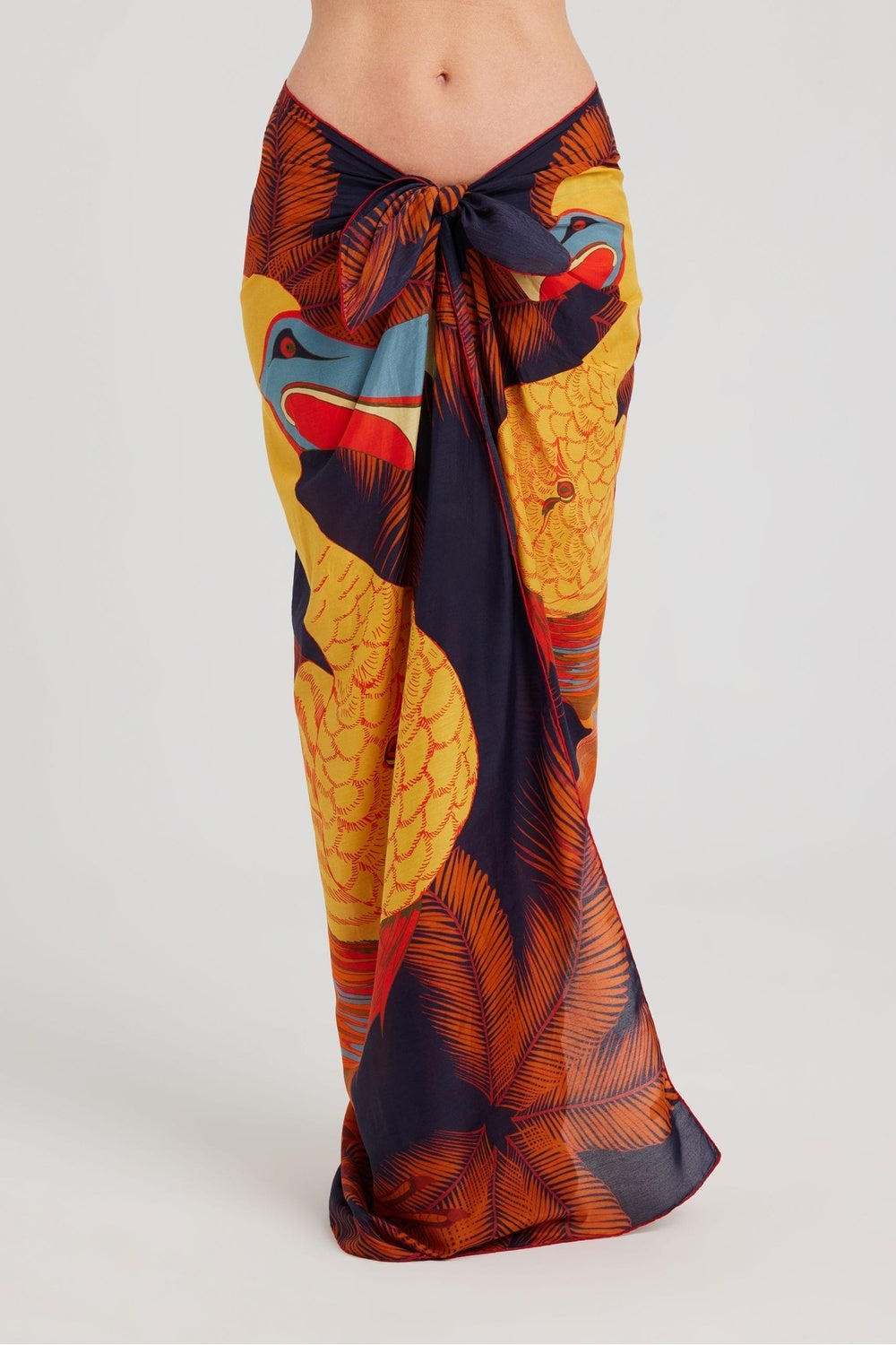 Mokoshe-Dodo’s Paradise & Navy Blue And Yellow-Şal & Fular-7-milagron.live