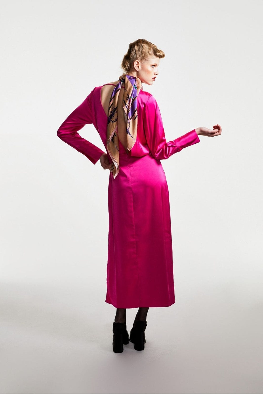 Mokoshe-Tea For Two & Beige And Pink - Wool-Şal & Fular-4-milagron.live