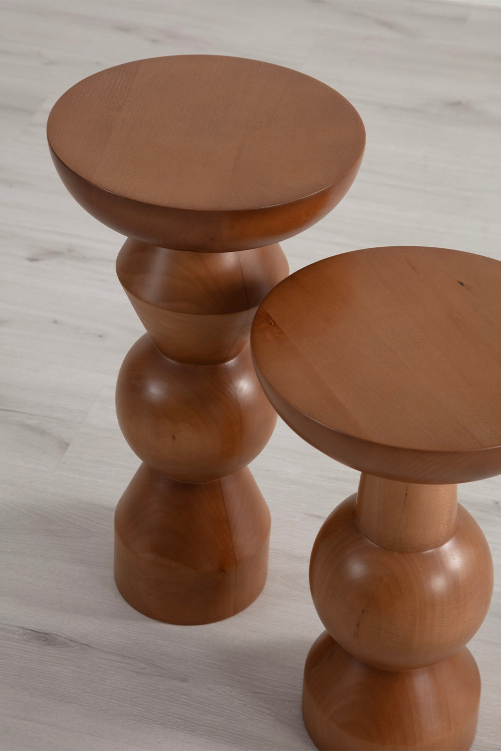 More Wood Design-Enva 2'li Ahşap Sehpa-Sehpa-3-milagron.live