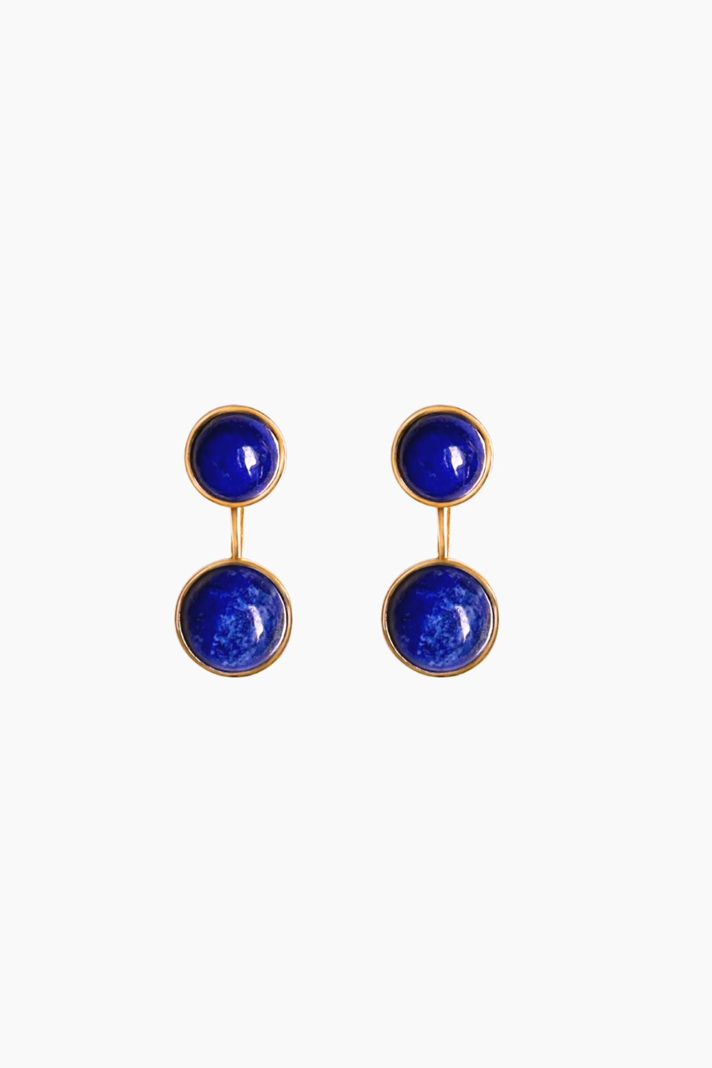 Moss Jewellery-Lapis Duo Küpe-Küpe-1-milagron.live