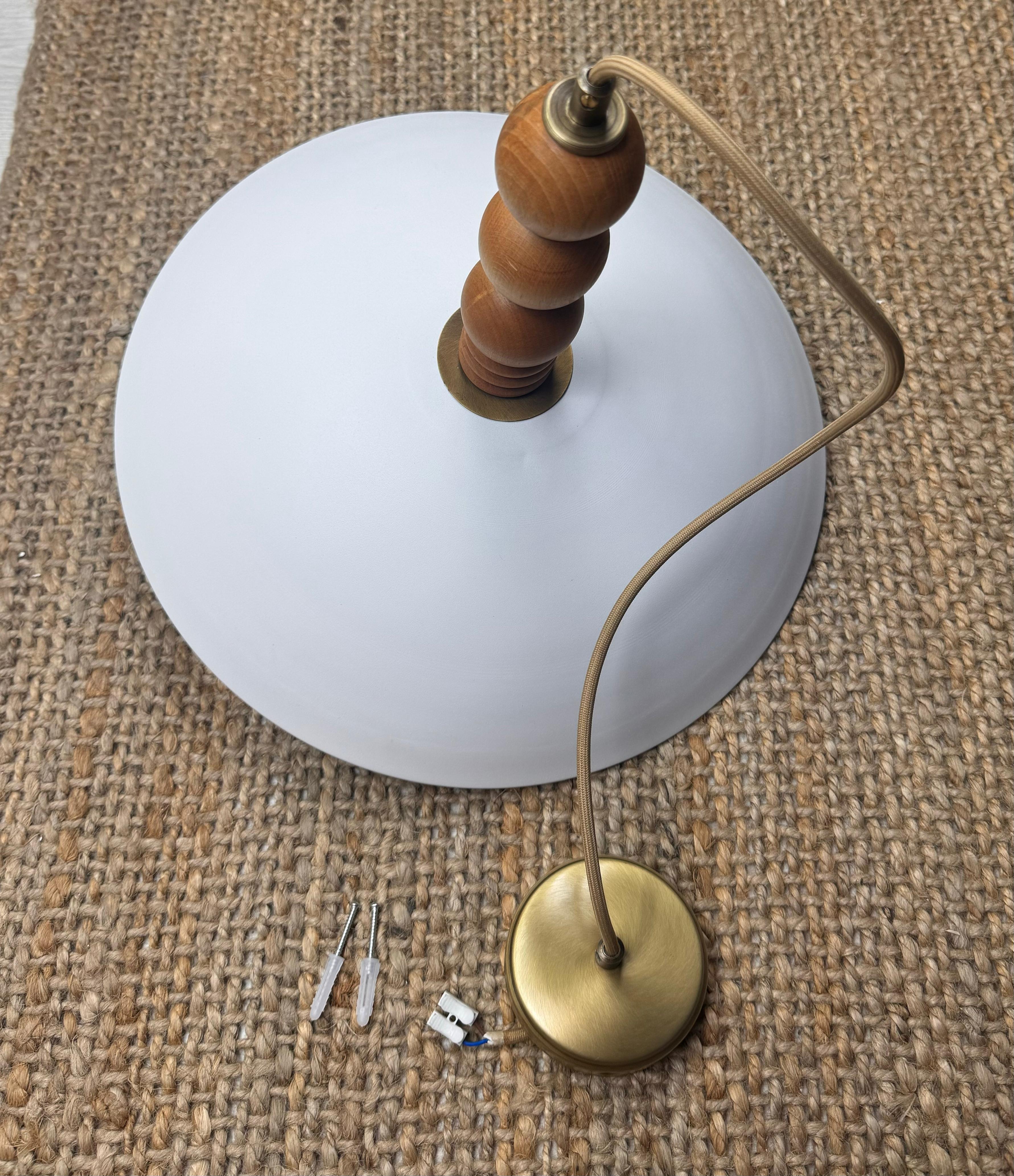 Sinatra Natural Ahşap Detaylı Avize