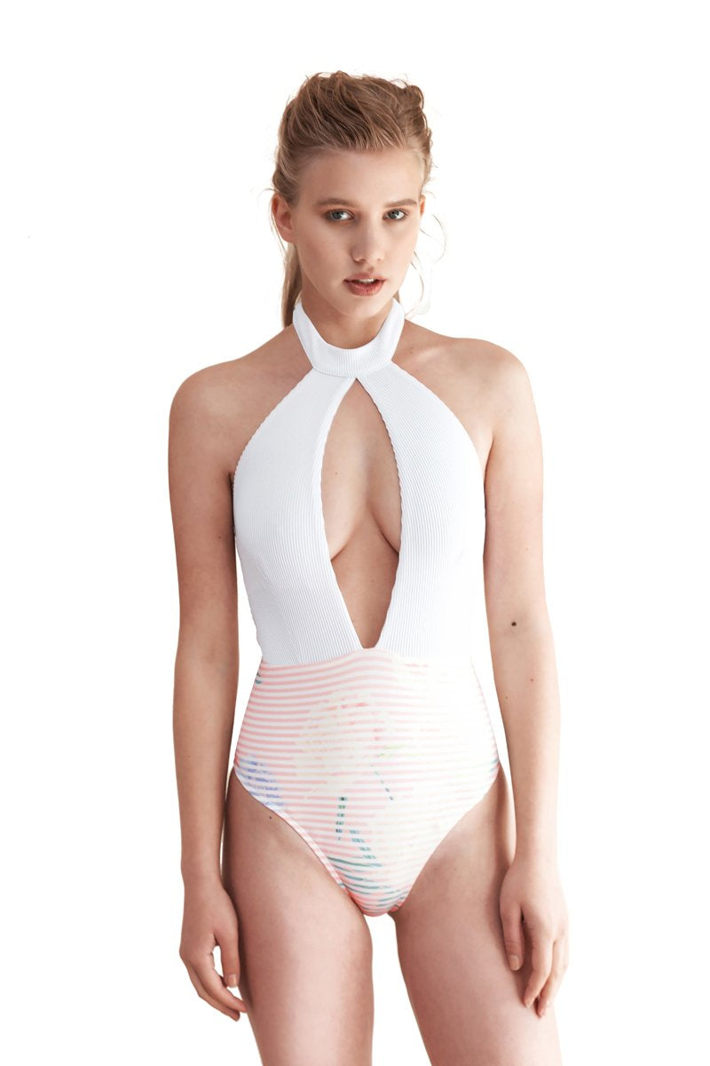 Movom Swimwear-Bali Deep V One Piece-Bikini & Mayo-1-milagron.live