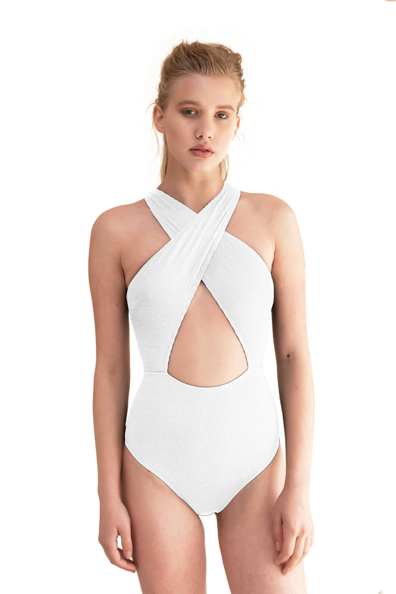 Movom Swimwear-Keemala Front Cross One Piece-Bikini & Mayo-1-milagron.live