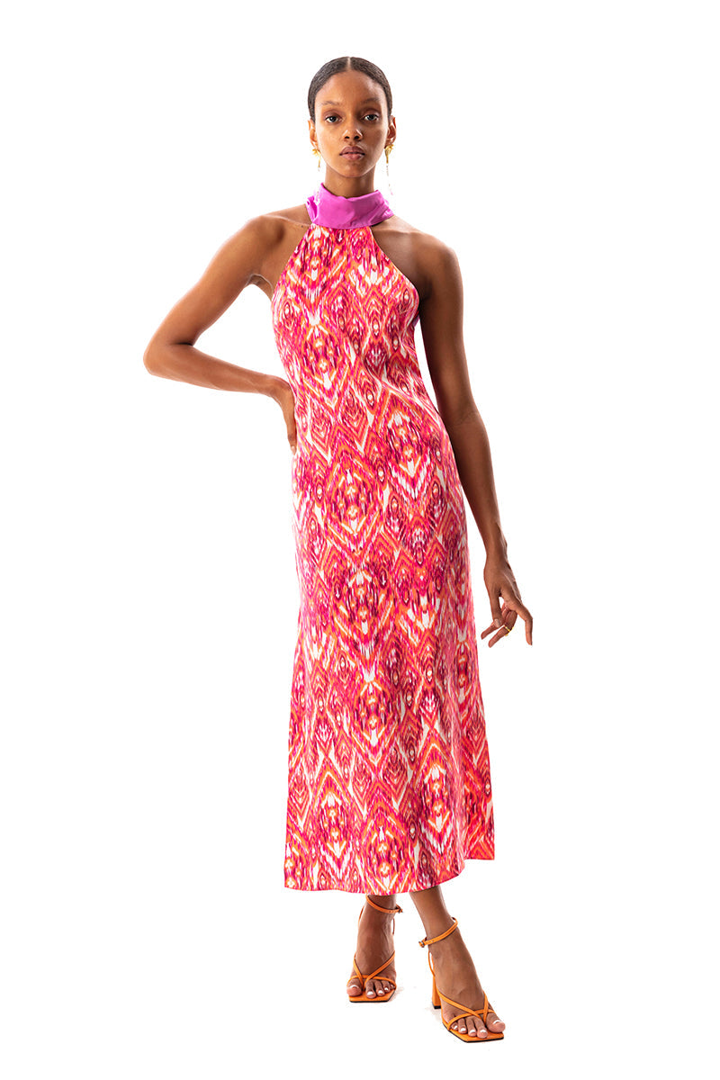 Movom Swimwear-Santo Halter Neck Dress🌱-Elbise-2-milagron.live