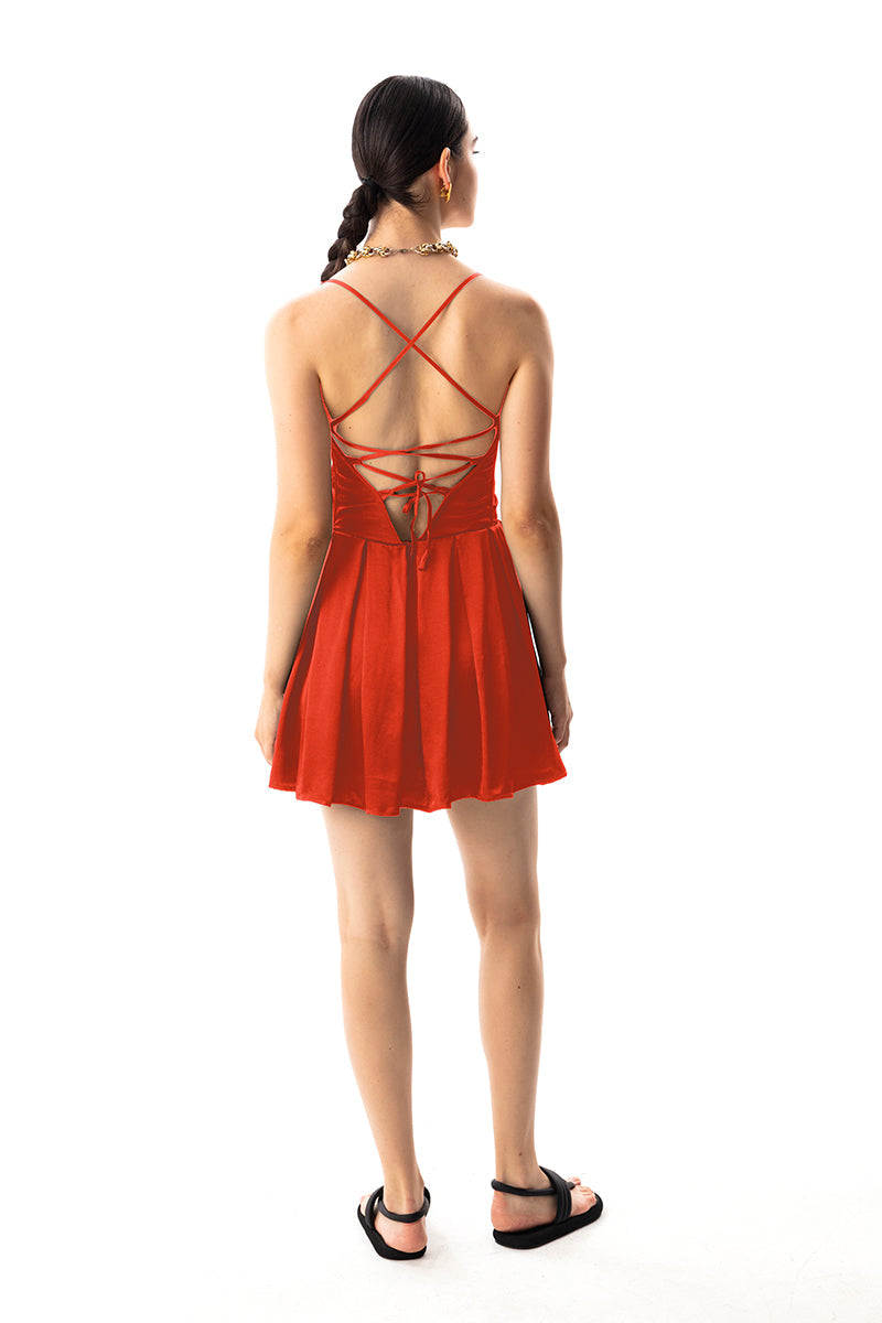 Movom Swimwear-Scarlet Mini Bustier Dress🌱-Elbise-2-milagron.live