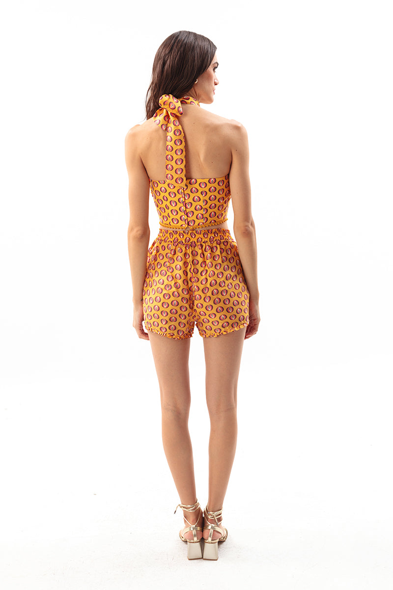 Movom Swimwear-Zing High Waist Shorts-Şort-3-milagron.live