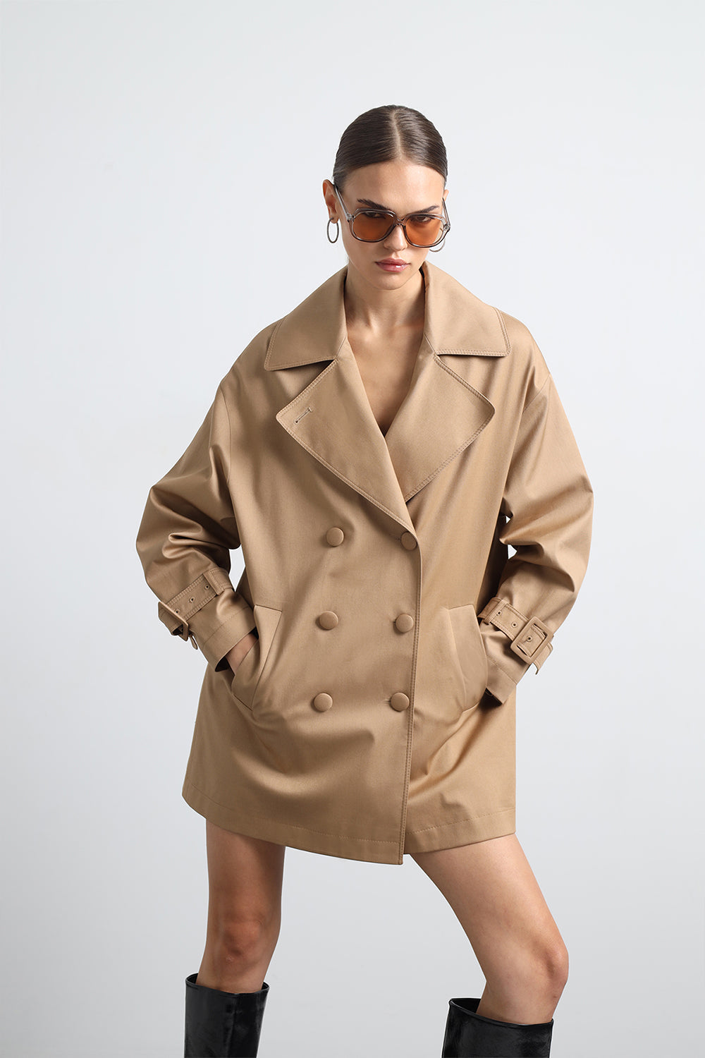 Serave Mini Camel Trençkot - 2