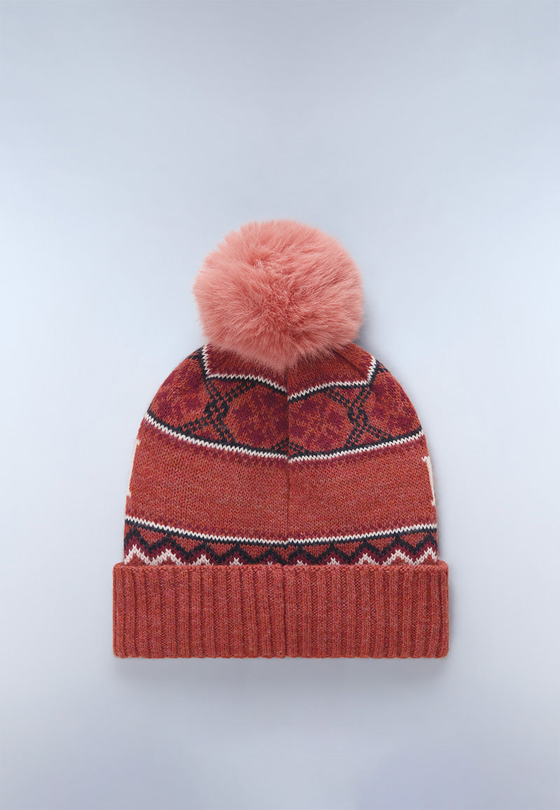 Napapijri-F-Soiusa Hat W Red Sauce-Bere-4-milagron.live
