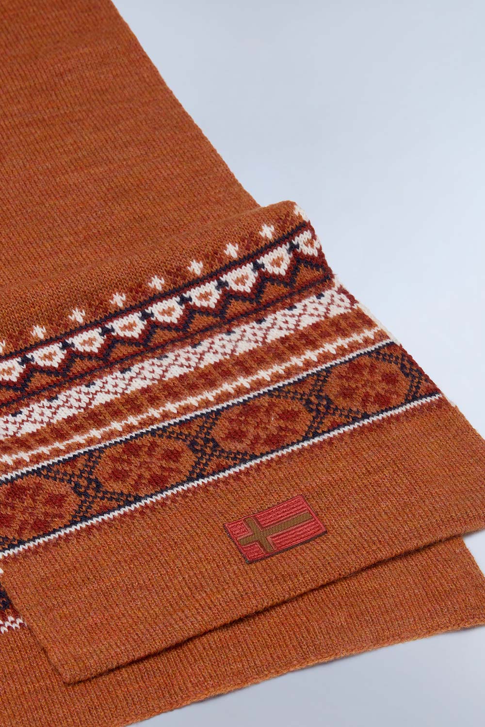 Napapijri-F-Soiusa Scarf W Red Sauce-Atkı-3-milagron.live