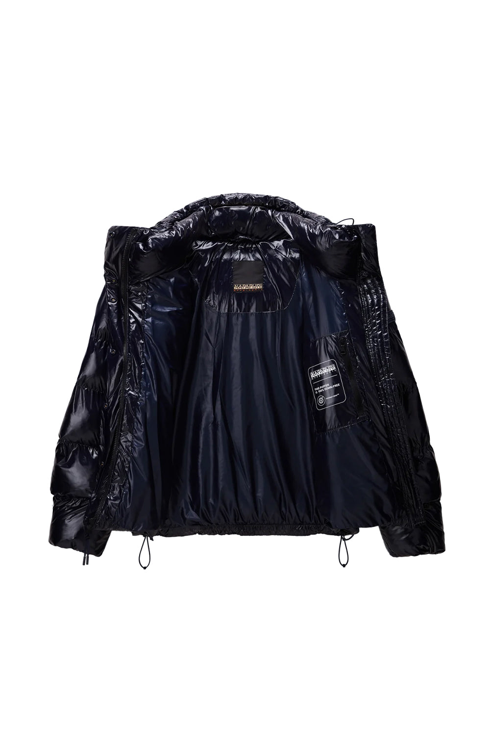 Napapijri-Glane Mirror Puffer Jacket Siyah Kadın Mont-Mont-3-milagron.live