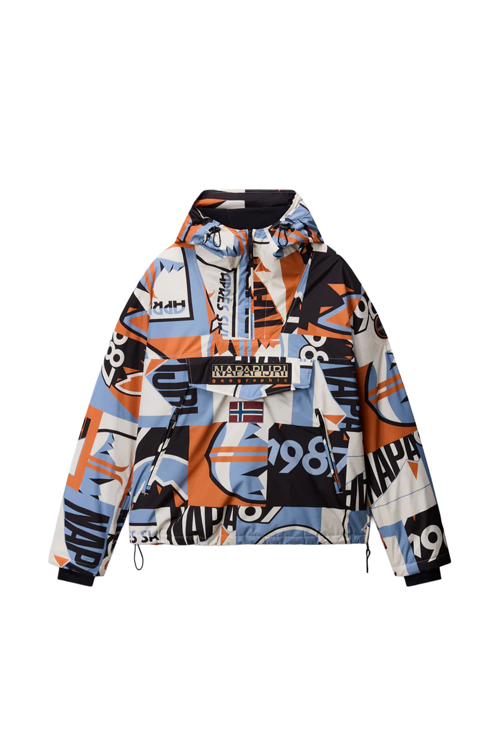 Napapijri-Rainforest Next Anorak Jacket Çok Renkli Erkek Mont-Mont-1-milagron.live