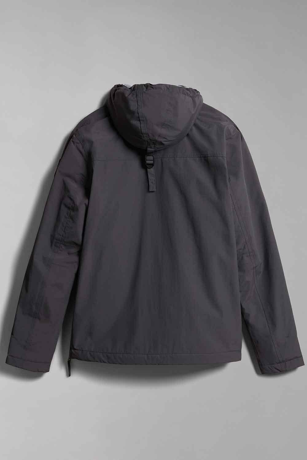 Napapijri-Rainforest Pocket 2 Dark Grey Solid-Yağmurluk-9-milagron.live