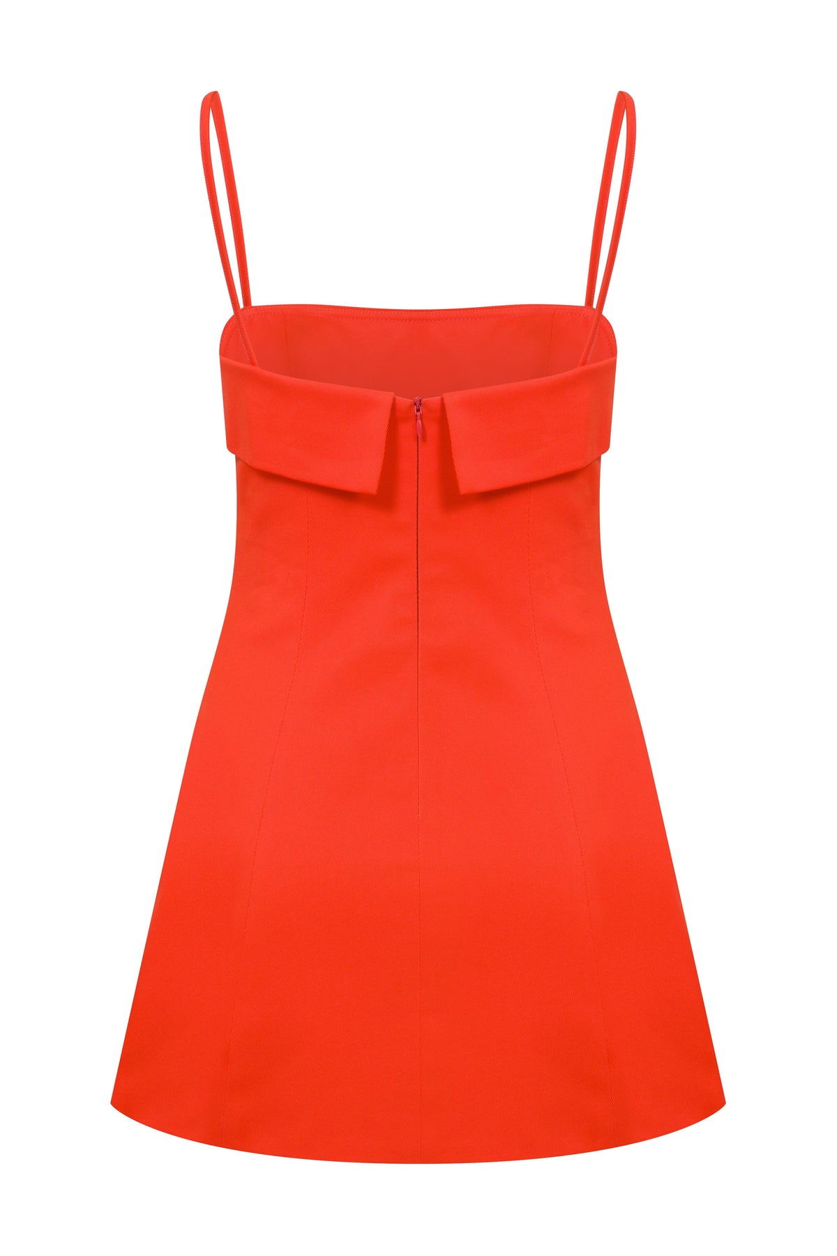Nazlı Ceren-Gaia Koton Mini Elbise Tangerine-Elbise-2-milagron.live