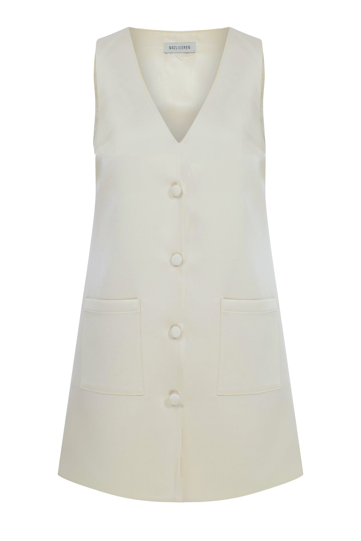 Nazlı Ceren-Odessa Mini Elbise Beyaz-Dresses-4-milagron.live