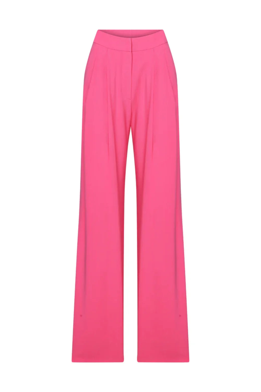 Nazlı Ceren-Tina Wide Leg Pantolon Bubble Gum Pink-Kumaş Pantolon-1-milagron.live