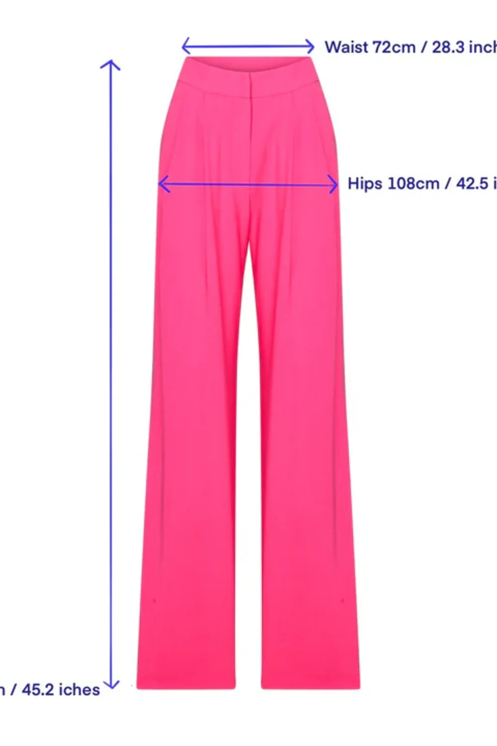 Nazlı Ceren-Tina Wide Leg Pantolon Bubble Gum Pink-Kumaş Pantolon-6-milagron.live