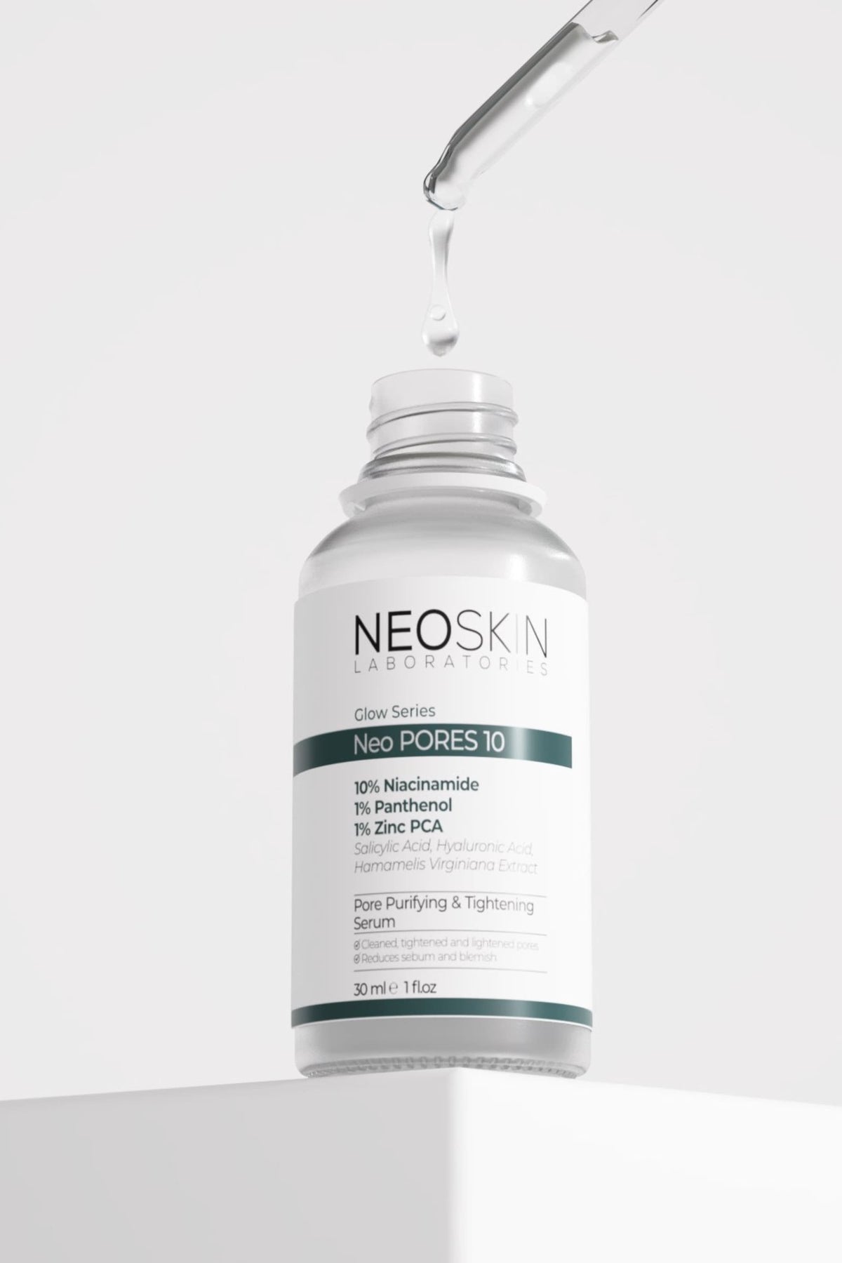 Neoskin-Neo Pores 10 30ml Gözenek Sıkılaştırıcı, Siyah Nokta Ve Akne Karşıtı özel Aydınlatıcı Bakım Serumu-Cilt Serumu-3-milagron.live