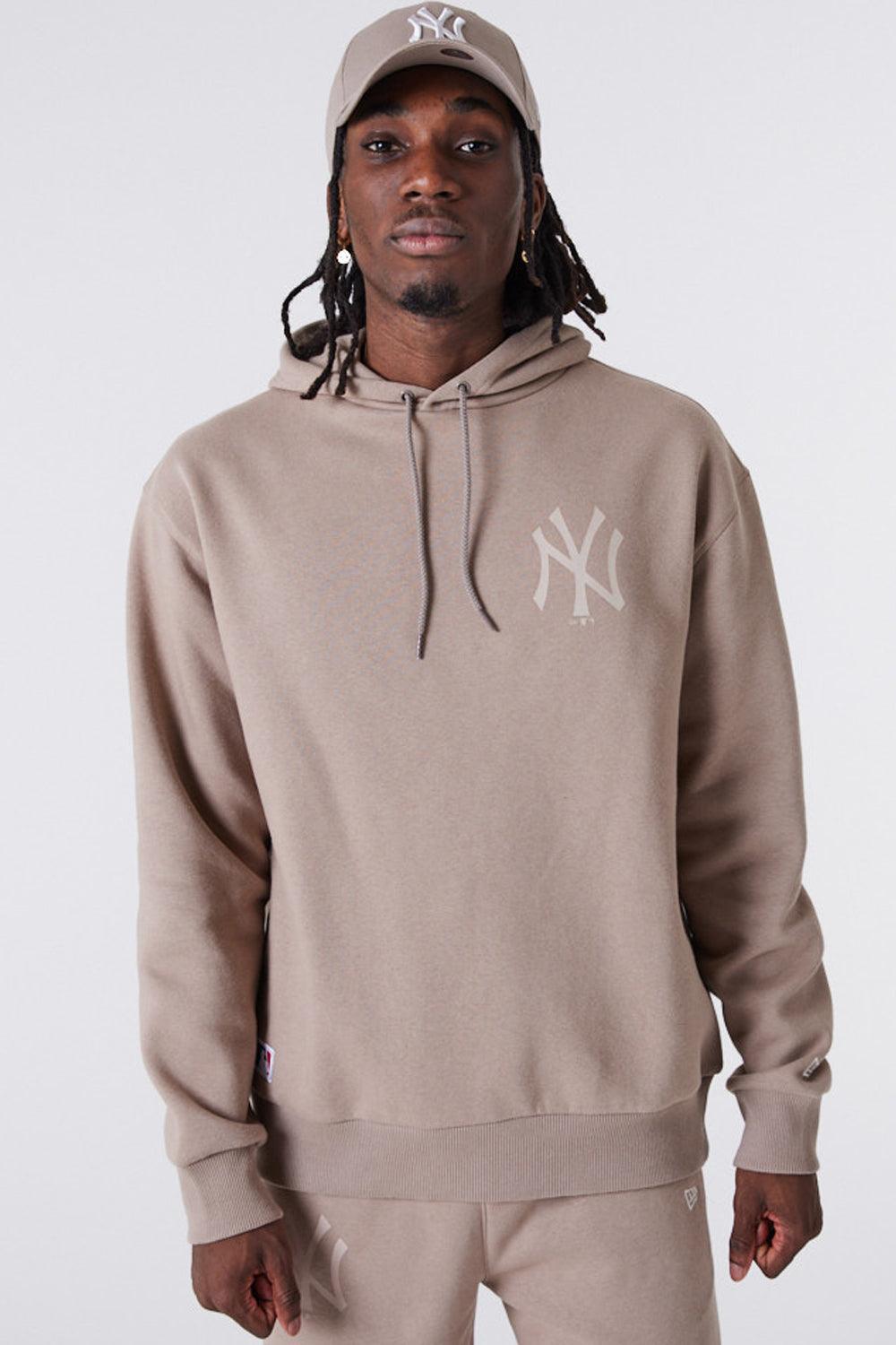 New Era-MLB League Essential Oversized Hoodie Brown-Sweatshirts & Hoodies-1-milagron.live