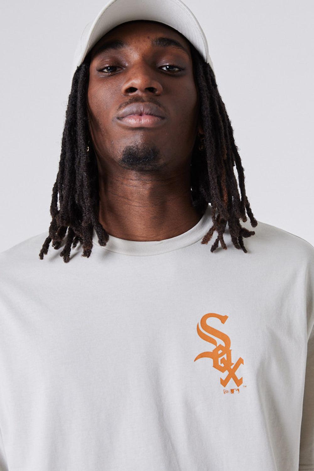 New Era-MLB League Essential Oversized Tee Beige-T-Shirts-1-milagron.live