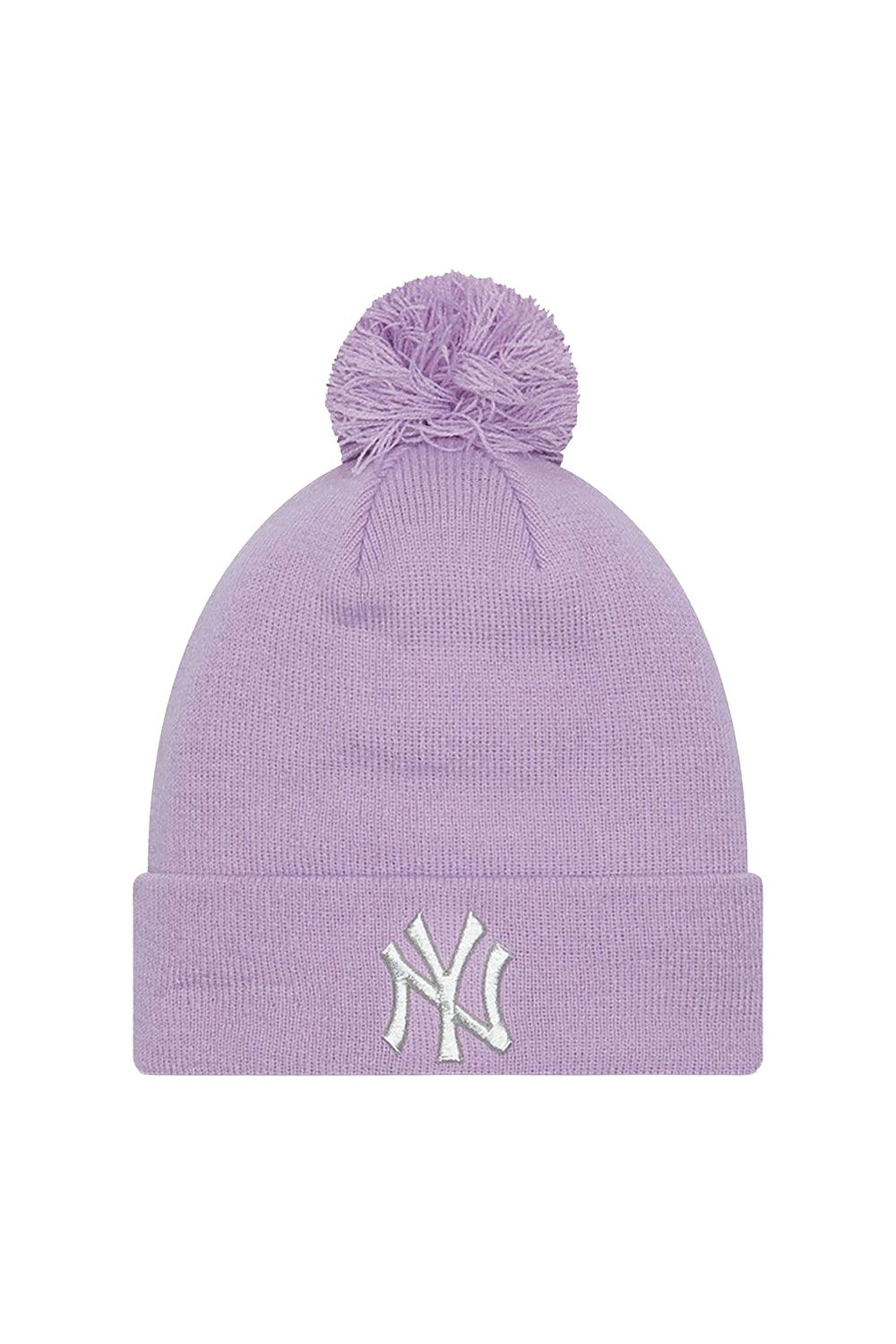 New Era-Women's Metallic Pom Beanie Neyyan PSLMTS-Bere-1-milagron.live
