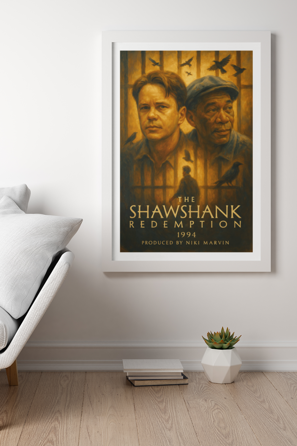 Nord Design-Hollywood Serisi Çerçeveli Tablo - The Shawshank Redemption-Tablo-1-milagron.live