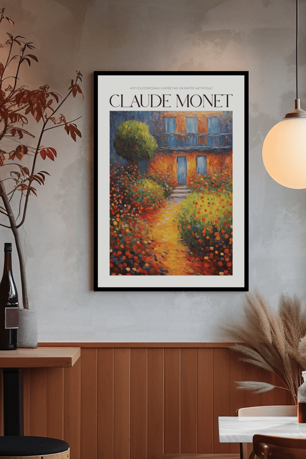 Nord Design-Ressam Serisi Çerçeveli Tablo - Claude Monet - 10-Tablo-2-milagron.live