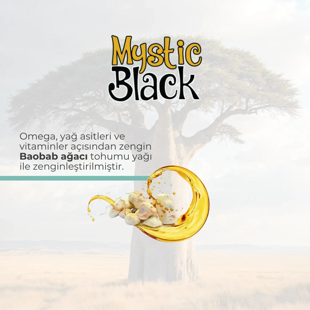 NOVEX MYSTIC BLACK Hasar Görmüş Saçlar için Şampuan 300ml