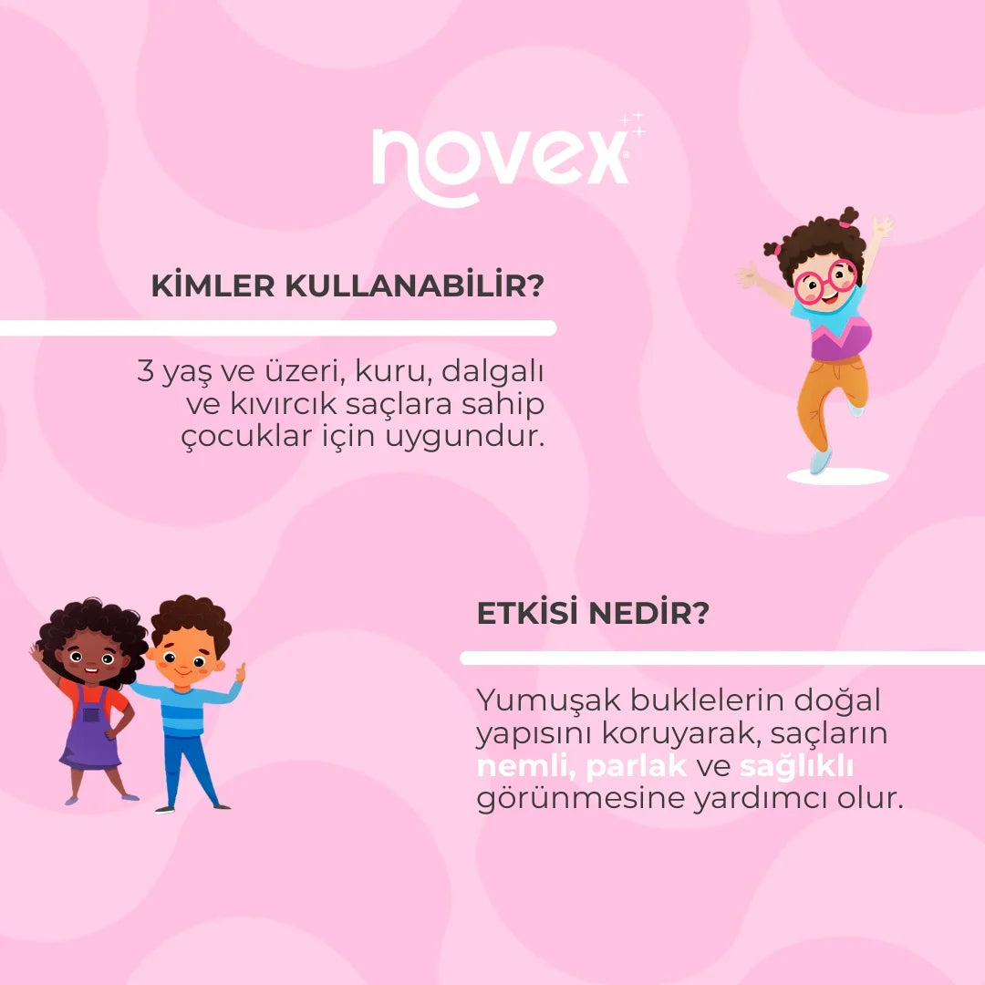 Novex My Little Curls Çocuklar İçin Bukle Belirginleştirici Saç Kremi 300ml