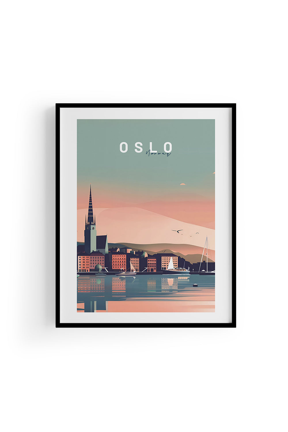 ODA.products-Oslo İllüstrasyon Şehir Tablo-Tablo-2-milagron.live