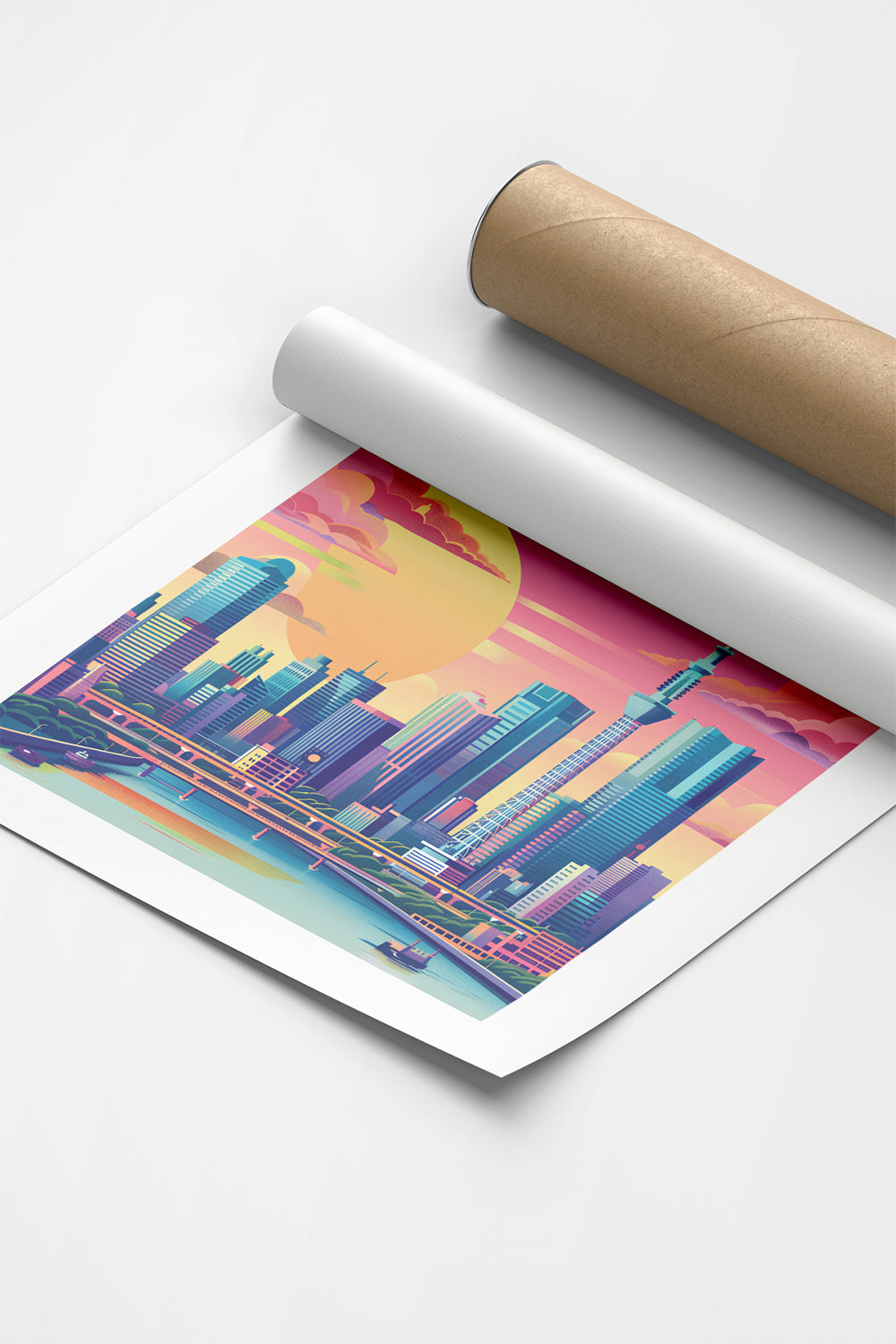 ODA.products-Tokyo İllüstrasyon Şehir Posteri-Tablo-6-milagron.live
