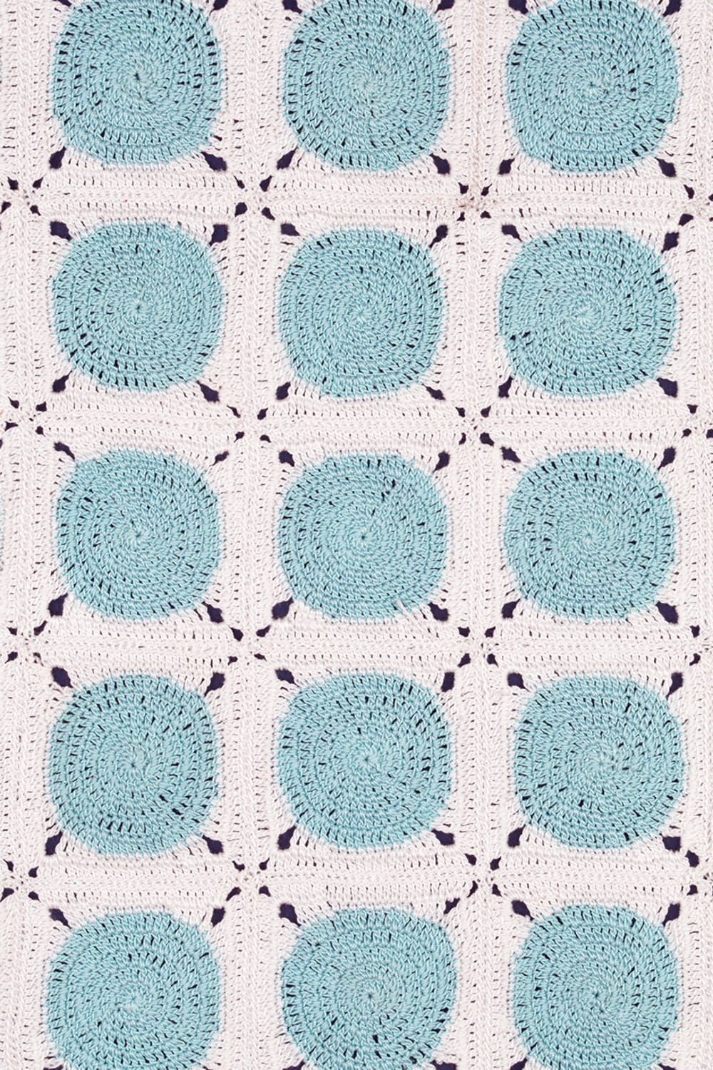 OHM Handmade-Beyaz Mavi Dots El İşi Dantel Örtü-Dantel Örtüler-3-milagron.live