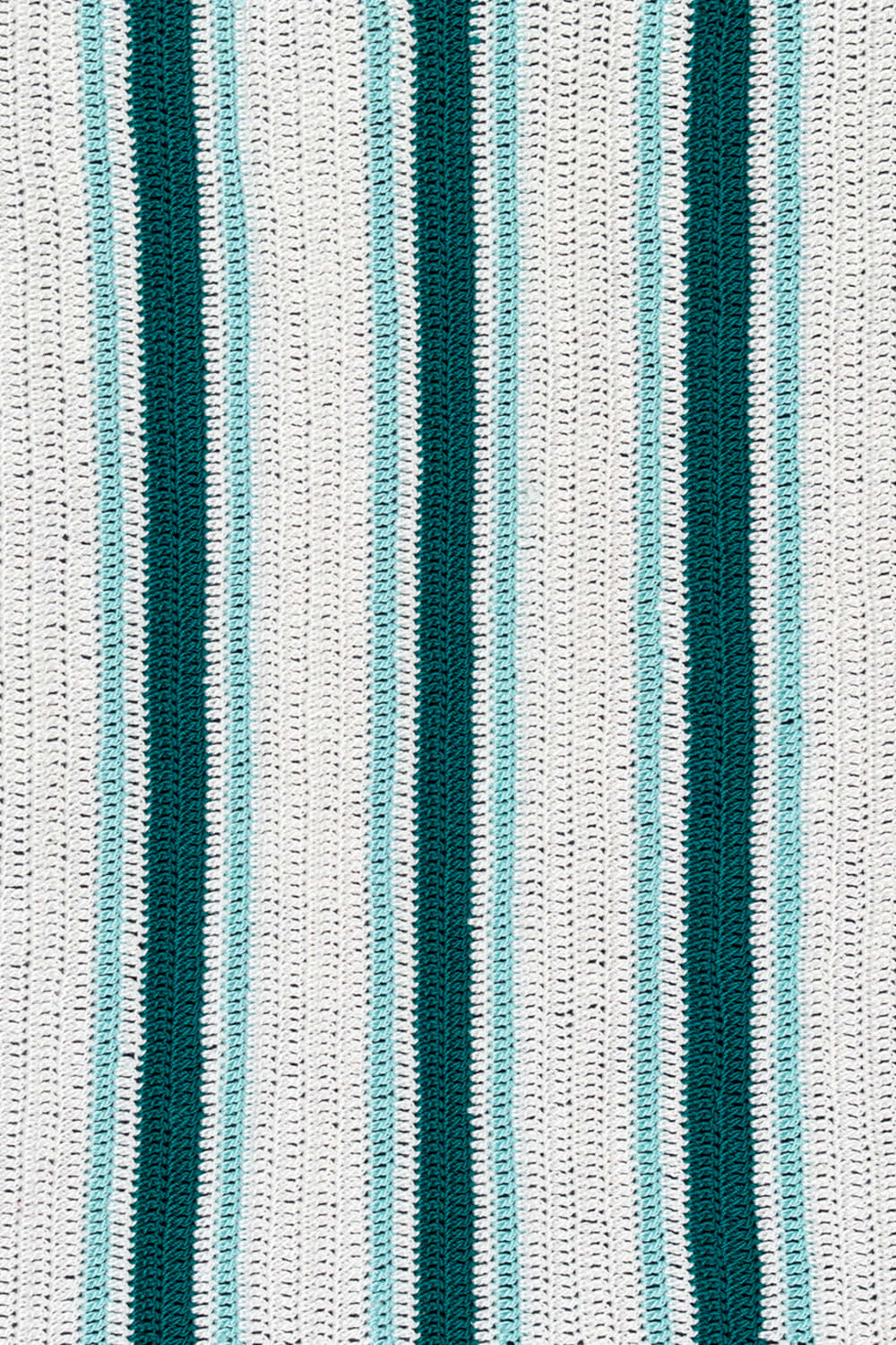 OHM Handmade-Beyaz Mavi Yeşil Stripes El İşi Dantel Örtü-Dantel Örtüler-3-milagron.live