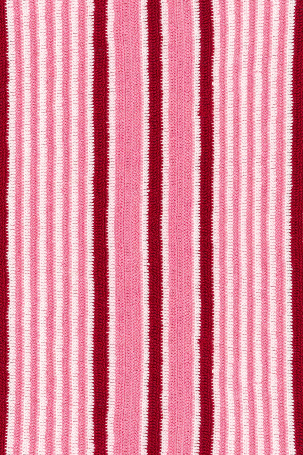 OHM Handmade-Pembe Beyaz Kırmızı Multi Stripes El İşi Dantel Örtü-Dantel Örtüler-3-milagron.live