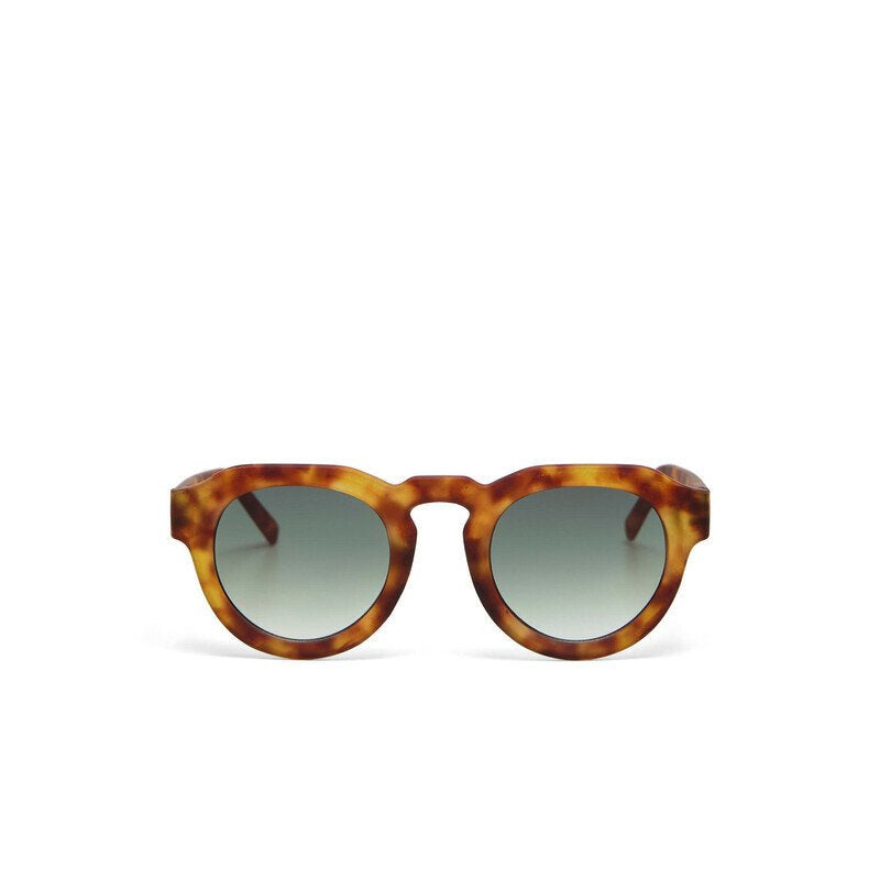 Okkia Zeno Round Unisex Güneş Gözlüğüsahara Havana / Lens: Yeşil