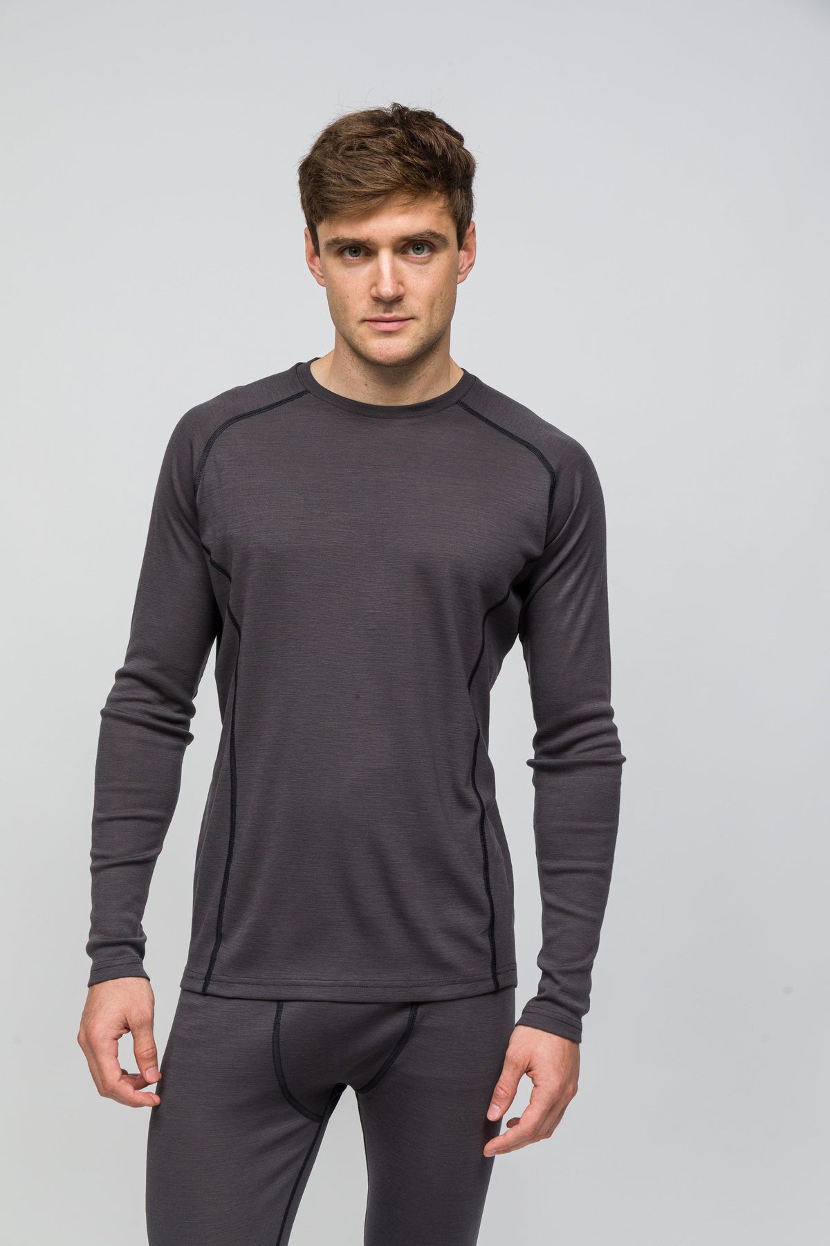 Thermawool %100 Merino Yünü Termal İÇlik Üst 195 Gr - Antrasit