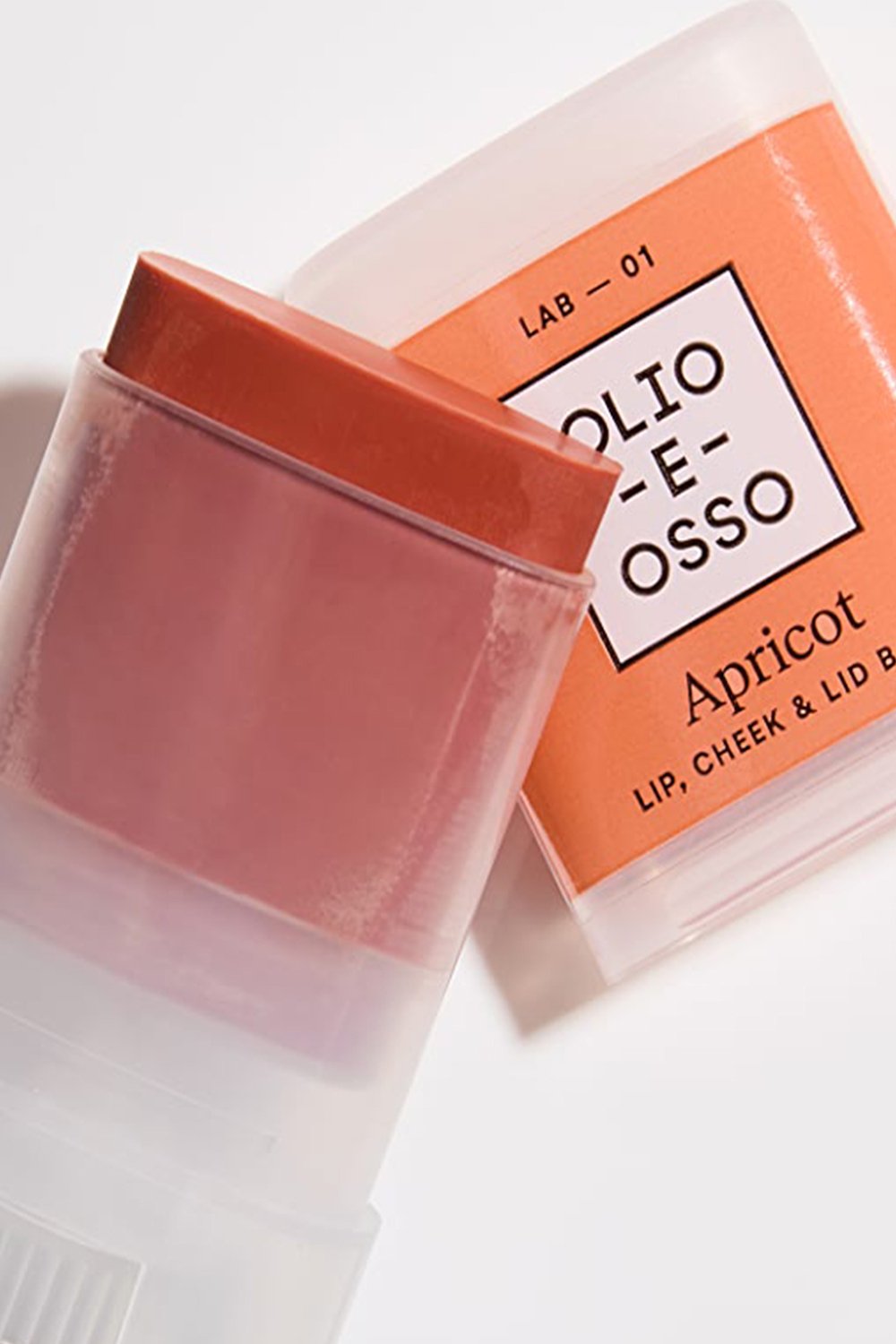 Olio E Osso-Lab01 Apricot Ruj Allık Lip Cheek Eye Dudak Renkli Nemlendirici Multi Stick Clean Beauty Tinted Blush-Allık-2-milagron.live