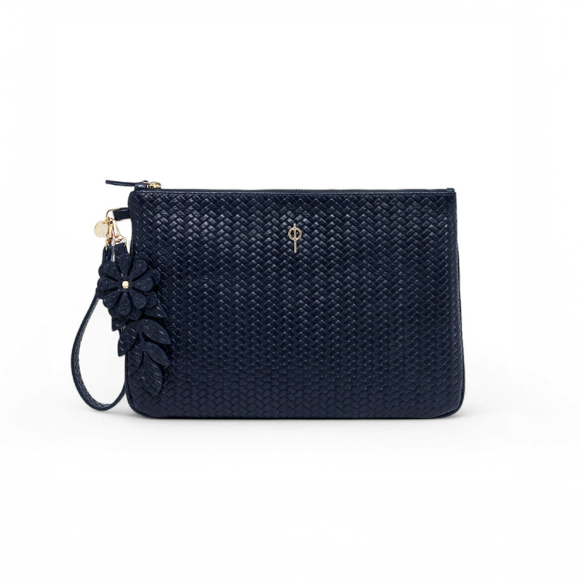 Otrera-Braided Clutch Navy-Clutch-1-milagron.live