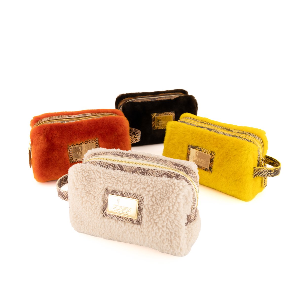 Otrera-Lula Pouch Fur - Dark Chocolate-El Çantası-7-milagron.live