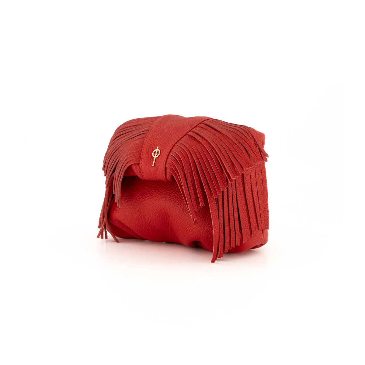 Otrera-Mini Fringe Leda Red-Omuz Çantası-2-milagron.live