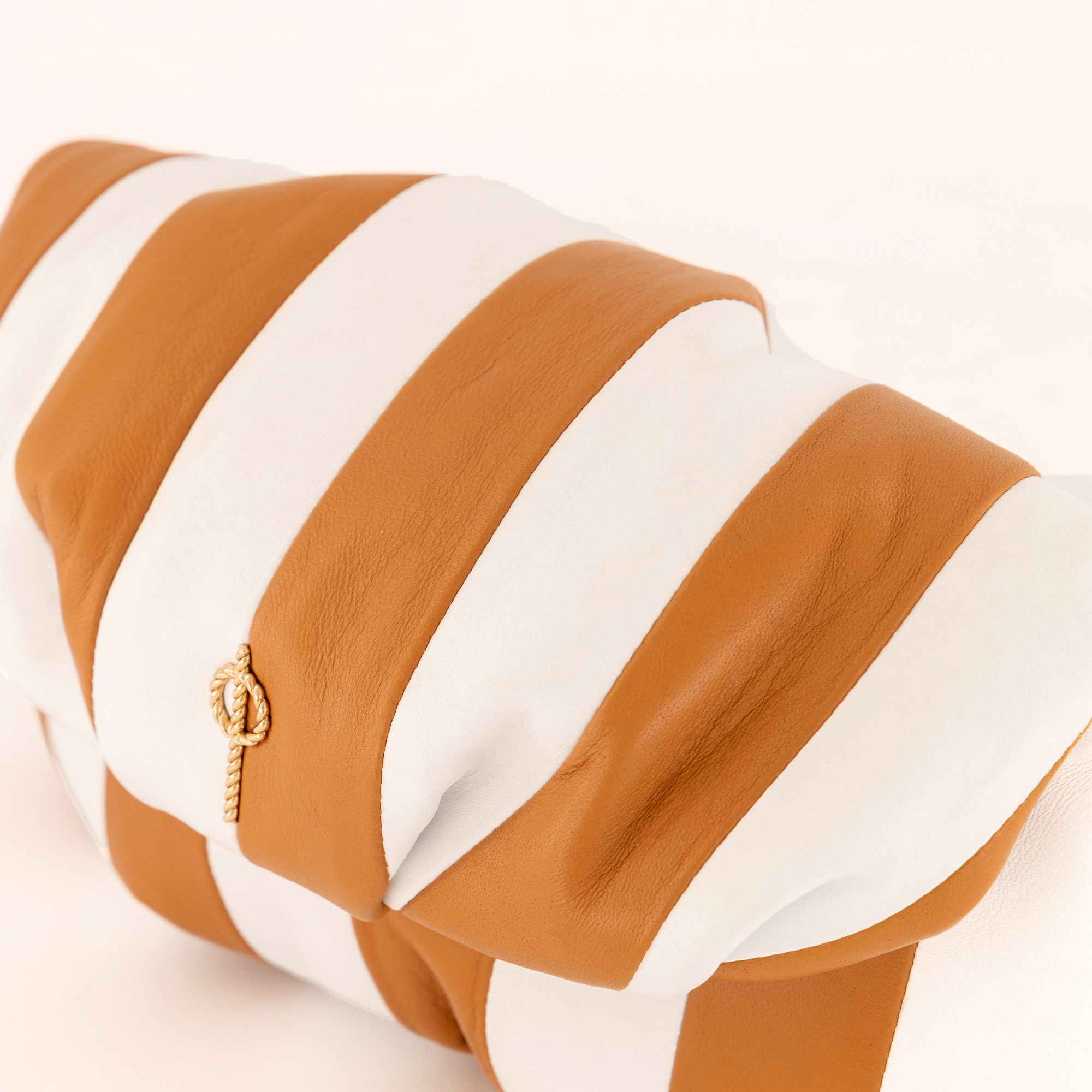 Otrera-Striped Leda Tan-Clutch-3-milagron.live