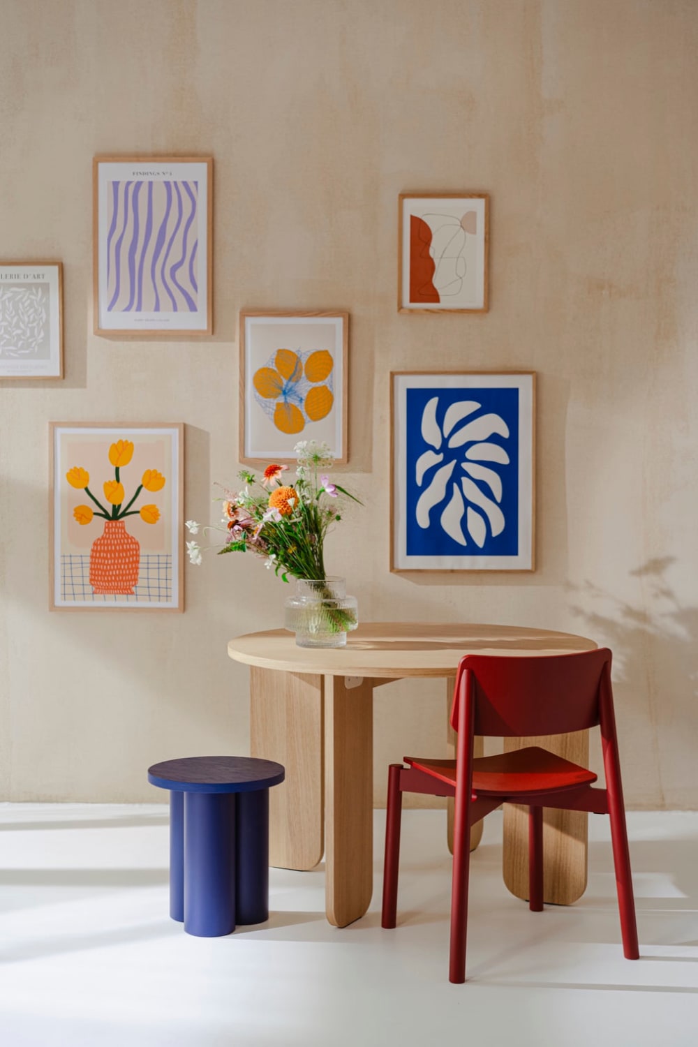 Paledin Design-Trio Yan Sehpa - Mavi-Sehpa-3-milagron.live