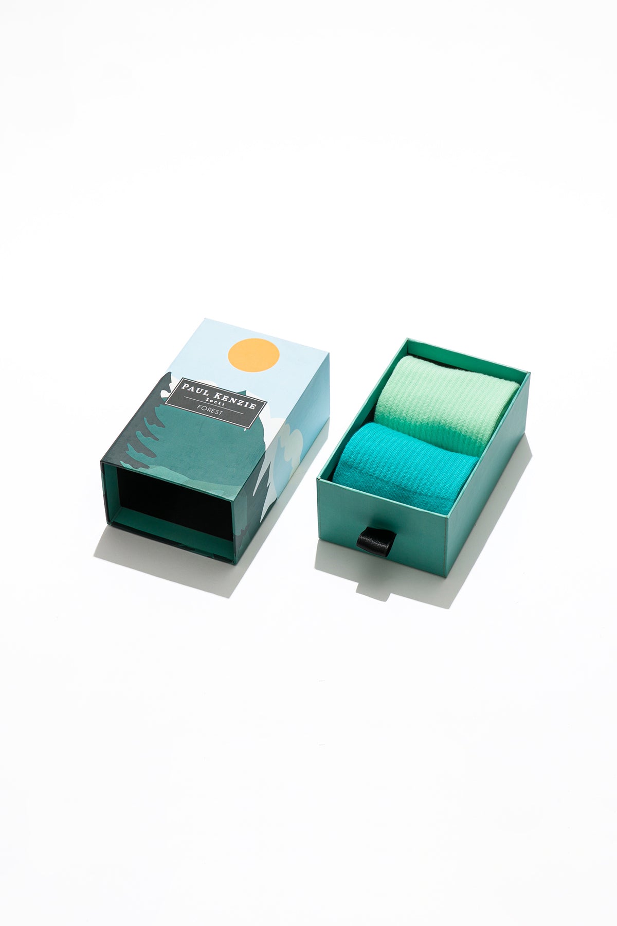 Paul Kenzie-2'li Nakış Logolu Unisex Çorap Eco Characters Forest-Çorap-1-milagron.live