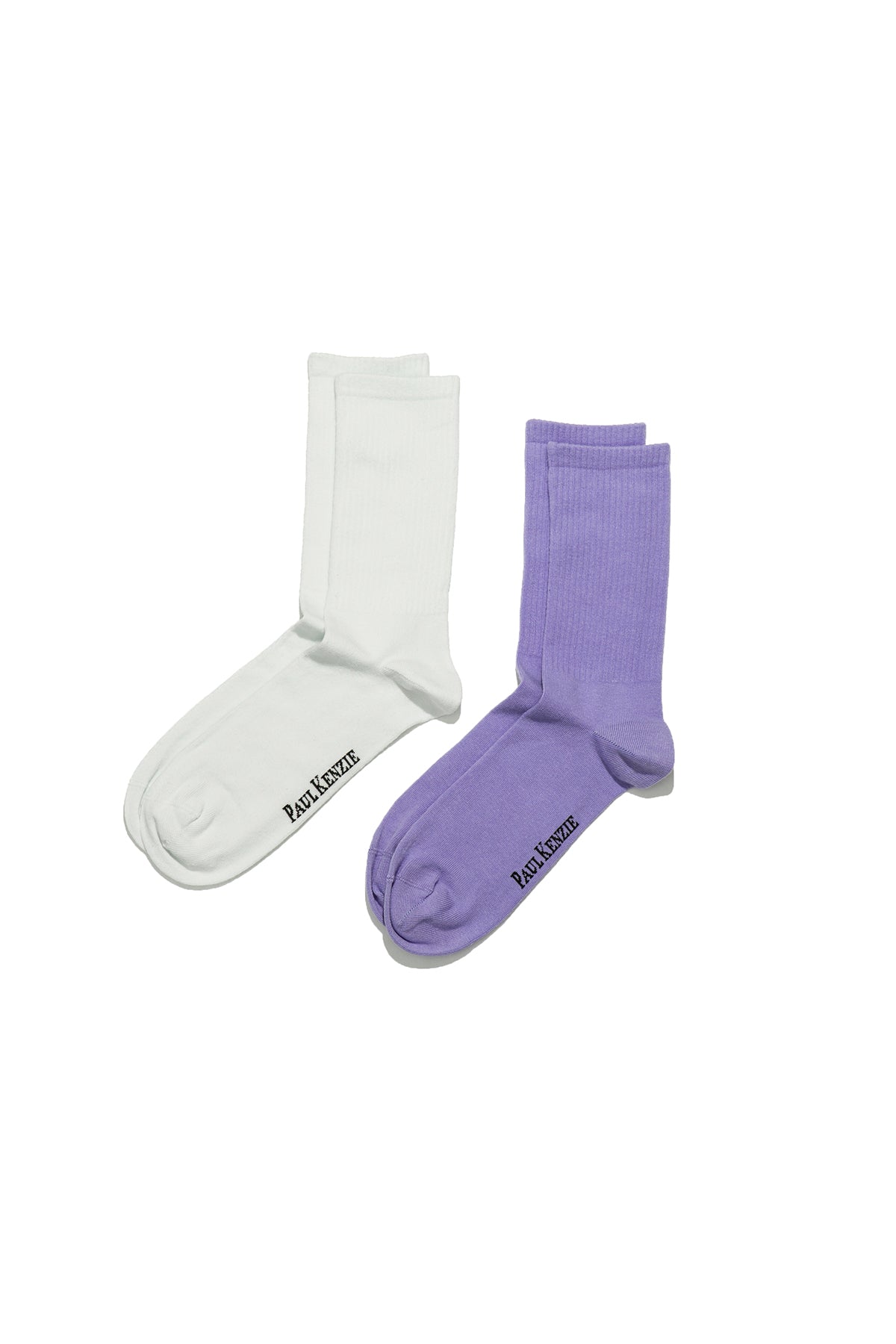 Paul Kenzie-2'li Nakış Logolu Unisex Çorap Eco Characters Purple Sky-Çorap-2-milagron.live