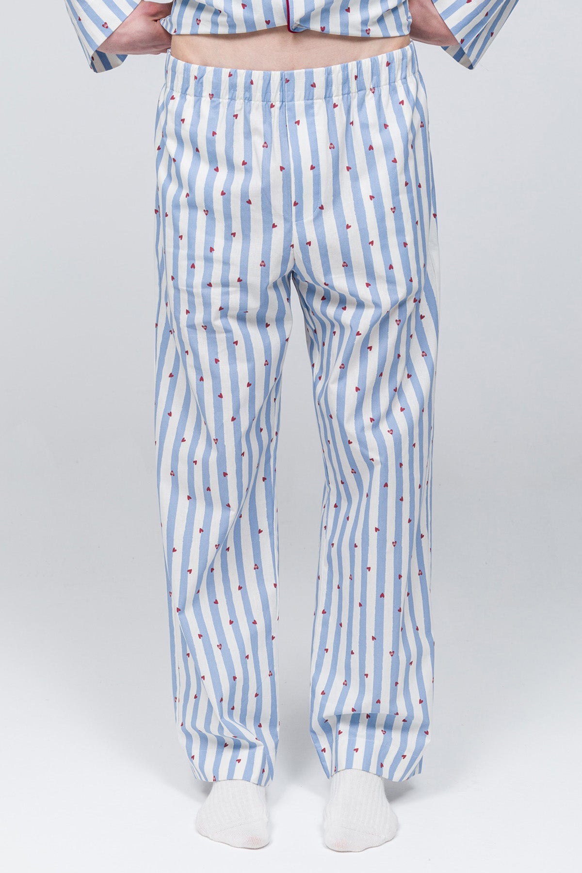 Paul Kenzie-Erkek Pijama Altı Valentine Collection Love On Line-1-milagron.live