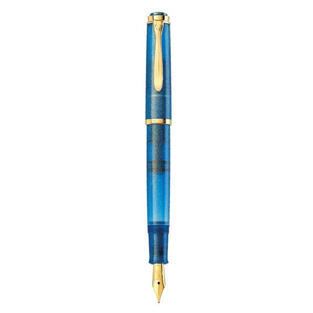 Pelikan-Classic M200 Dolma Kalem Seti Golden Lapis M Uç-Dolma Kalem-6-milagron.live