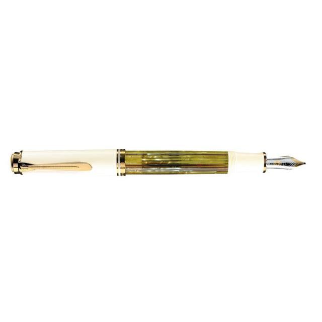 Pelikan M400 Dolma Kalem B Uç White Tortoise Shell