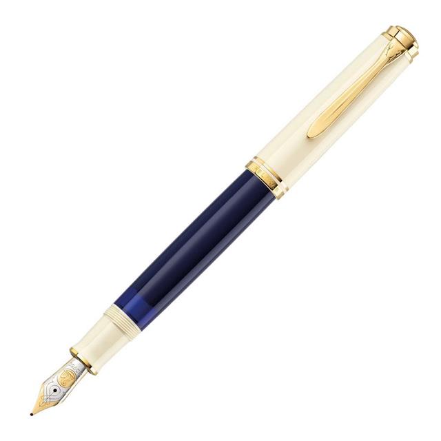 Pelikan Souverän Special Edition M800 Dolma Kalem Cream Blue F
